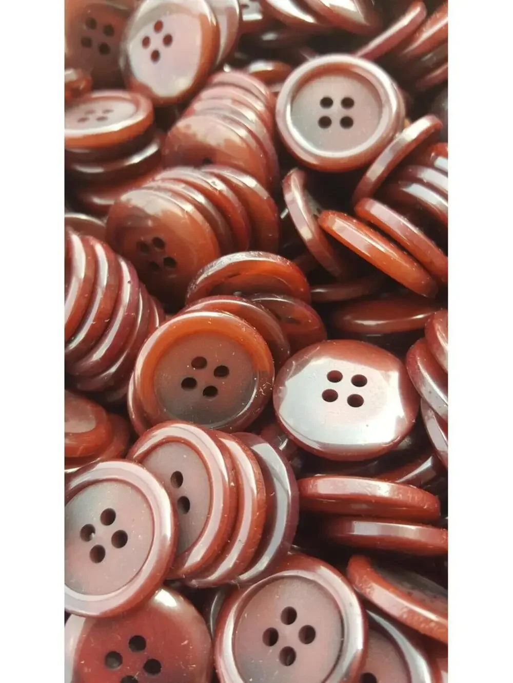Riviera Buttons, 4 Hole Sewing/Crafts Buttons - 24 Pieces (002)